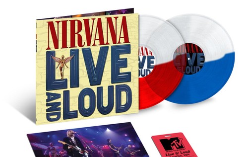 Nirvana - Live And Loud (2 LP, Exclusive Red / White / Blue, 500, New & Sealed) - Foto 3 di 8