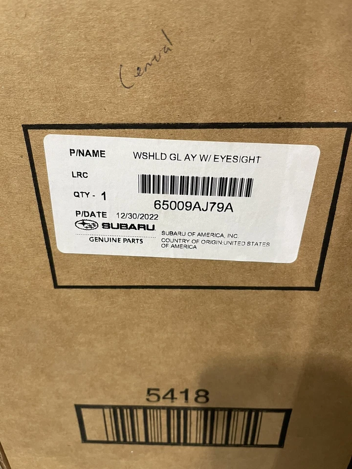 Conjunto de parabrisas con vista Subaru 2013-2014 Legacy y Outback 65009AJ79A Foto 2 de 4