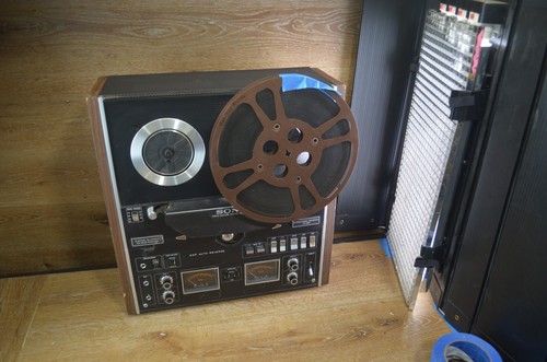 Sony TC-580 Reel To Reel Tape Recorder Bidirectional Auto-Stop FOR PARTS ONLY - Picture 9 of 14