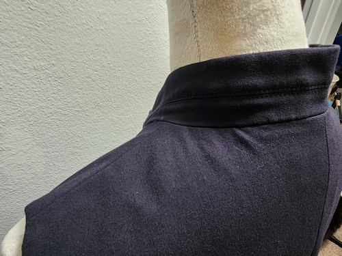 Tahari Arthur S. Levine ärmellose Blazer Weste Damen Gr. 10 marineblau sanft getragen - Bild 9 von 14