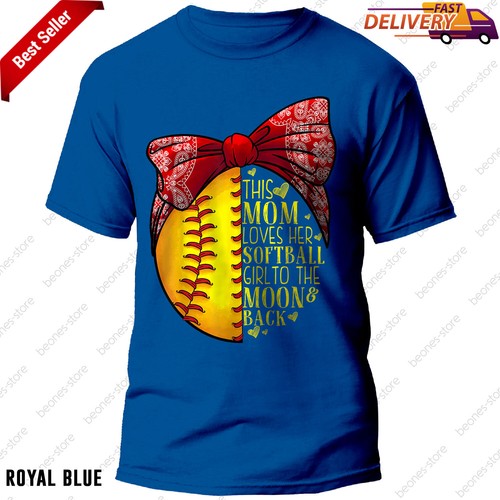 Funny Softball Tee Gift Mom Women Pitcher Catcher Girls Lovers T-Shirt S-4XL - Bild 11 von 13