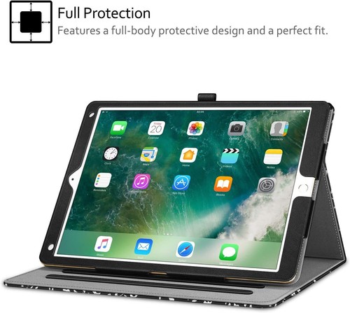 Case for iPad Pro 12.9-inch 2017/2015 Multi-Angle Folio Stand Cover with Pocket - Picture 9 of 26
