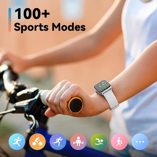 5ATM Waterproof Smartwatch with Heart Rate & SpO2 Monitoring for iOS/Android - Picture 5 of 9