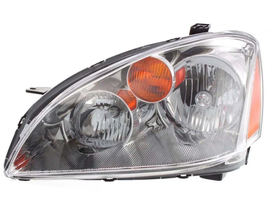 Headlights For Nissan Altima 2002 2003 2004 Halogen Chrome Left Right Pair Foto 3 de 4