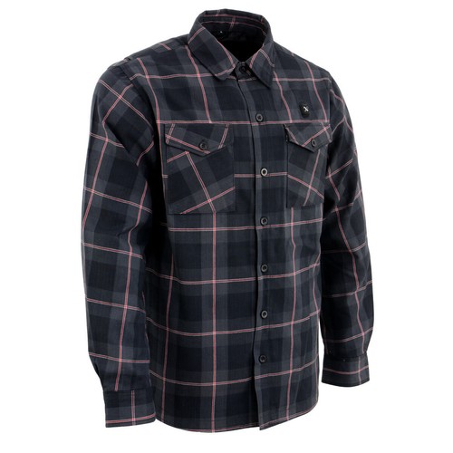 Camisa de manga larga Nexgen Heat para hombre Riffraff' negra, gris y roja franela térmica*1602 - Imagen 10 de 11