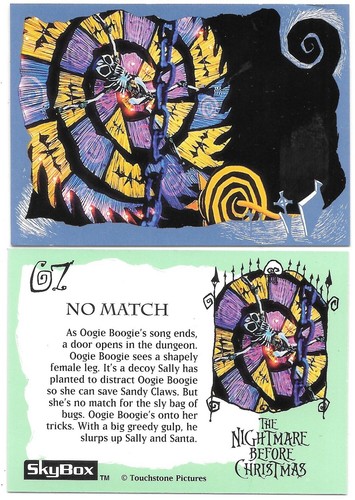 Nightmare Before Christmas Trading Cards 1993 Skybox NEAR MINT YOU CHOOSE CARD - Picture 62 of 90