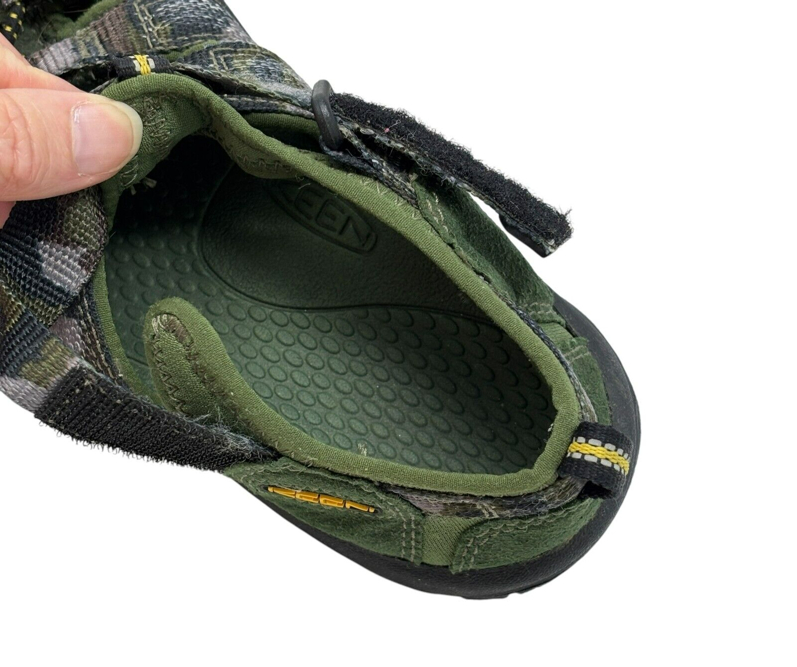 Sandali impermeabili mimetici verdi Keen Newport H2 scarpa giovane taglia 2 escursionismo 9212 BGPT