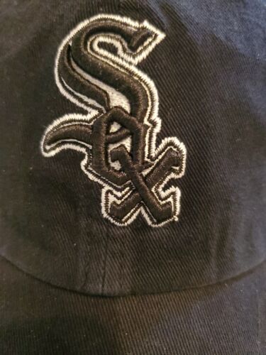 NWOTs~'47 MLB Chicago White Sox Black Adjustable Clean Up Cap. One Size, Cotton - Picture 3 of 6