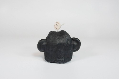 Handmade Black Chimpanzee Candle Gift - Unique Handmade Animal Candle Gift - Picture 5 of 9