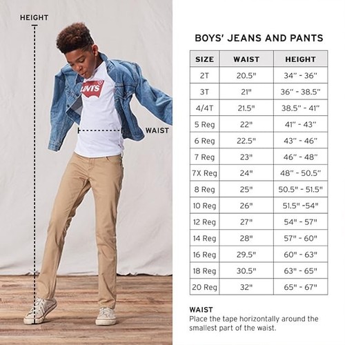 New with Tags Levi's Boys' 510 Skinny Fit Performance Jeans Size 4 Regular - Picture 3 of 3