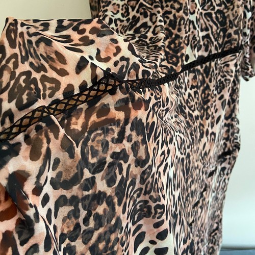 BELLE & BLOOM BNWT In Your Dreams Leopard Print Maxi Dress M (10) Bohemian Gypsy - Picture 6 of 19