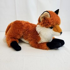 Aurora Realistic Fox Plush Stuffed Animal 16 Inch Laying