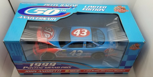 Pontiac Grand Prix 1999 #43 John Andretti 1/24th Petty 50th R.C. 10th Anniversary - Imagen 2 de 3