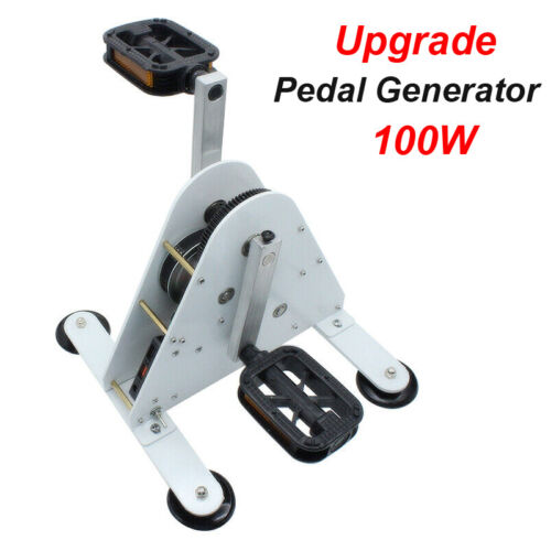 Tragbarer Fußpedalgenerator Handkurbel Generator Fitness Power Spinning Bike - Bild 17 von 17
