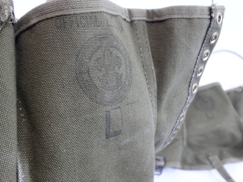 Vintage Boy Scout OD Canvas Official Leggings (sz Large) - Picture 3 of 4