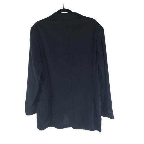 Hugo Boss Mens Mason Blazer Jacket Wool Blend 2 Button Unlined Navy Blue 54 - Picture 2 of 6