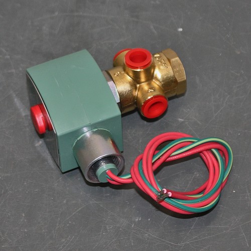 Asco Redhat Solenoid Valve 8320G174, 24V DC, 3 Way, Configurable, 1/4" Pipe - Picture 2 of 6
