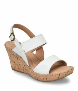 born white wedge sandals