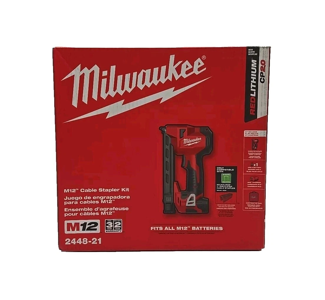 Milwaukee Nail & Staple Guns Battery Included
