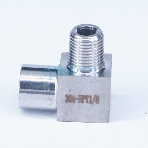 Conector de codo de acero inoxidable 1/8"" 1/2"" NPT BSP hembra-hombre 304 accesorio 200 bar - Imagen 13 de 17