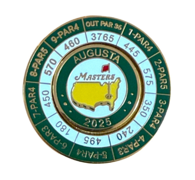 2025 Masters Tournament Magnetic Coin and 2 Sided Ball