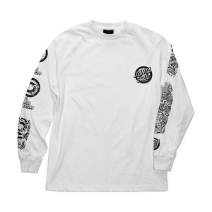 Santa-Cruz-Rob-Roskopp-EVOLUTION-LONG-SLEEVE-Skateboard-Shirt-WHITE-XL
