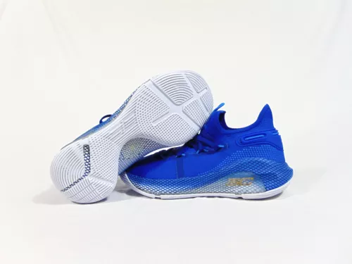 Under Armour UA Curry 6 Royal Blue Basketball Shoes Sz 8 NEW 3022893 408 RARE