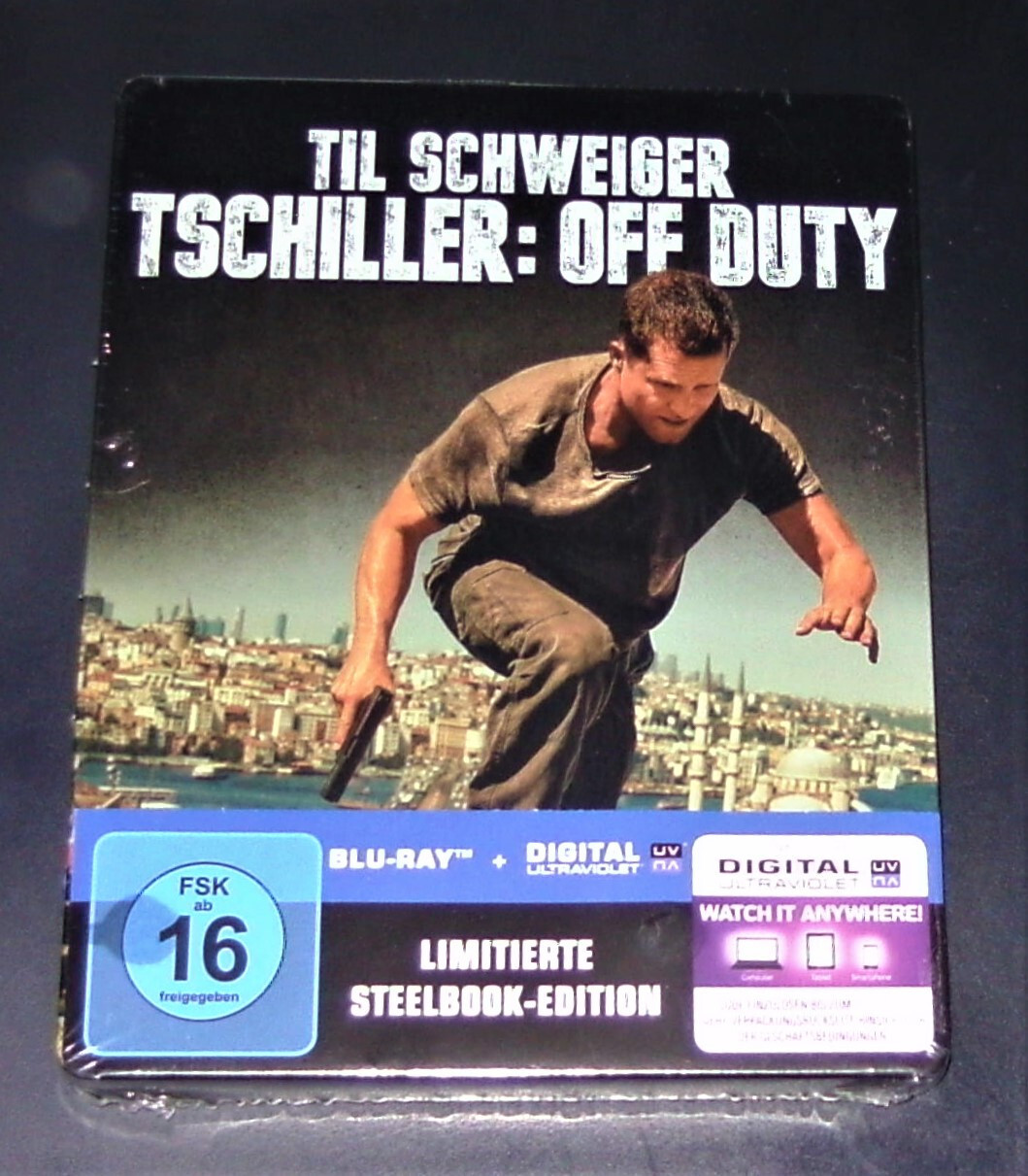 TSCHILLER OFF DUTY MIT TIL SCHWEIGER BLU RAY LIMITIERTE STEELBOOK NEU OVP