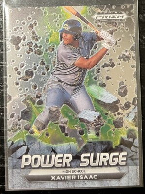 2022 Panini Prizm Draft Picks Power Surge Xavier Isaac #PS