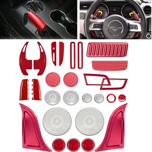 Details About Full Set Interior Accessories Decoration Trim Extension Kit For Ford Mustang Ya