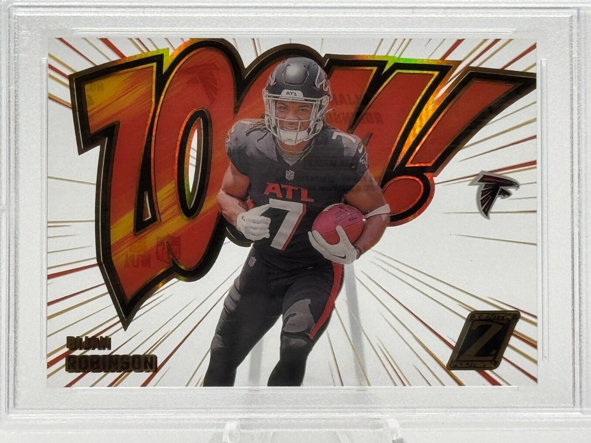 2023 Panini Zenith - Zoom! Bijan Robinson #4 (RC) for sale