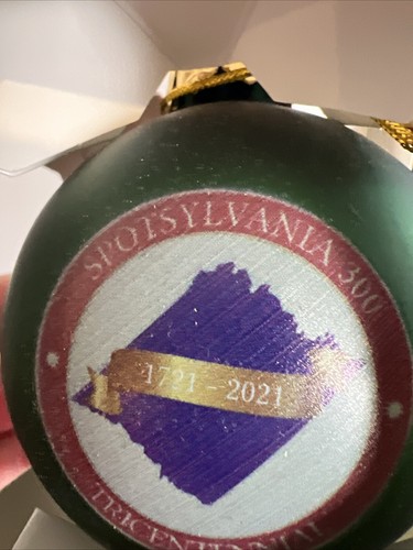Spotsylvania 300 1721-2021 Decorazione Natalizia Virginia - Foto 5 di 9