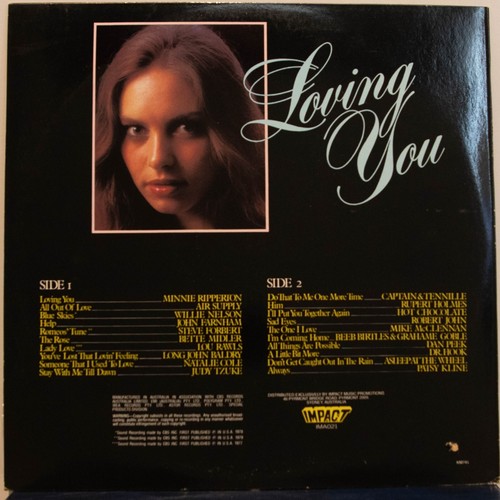 LOVING YOU - VARIOUS - Vinyl LP - Impact - 1981 - VG FREE POSTAGE (1689) - Picture 4 of 5