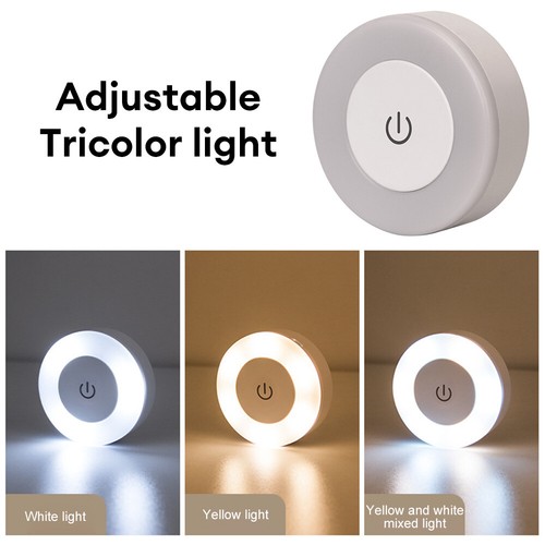 Wireless Under Cabinet Lights Tap Push Button Light Battery Operated Night Light - Picture 2 of 21