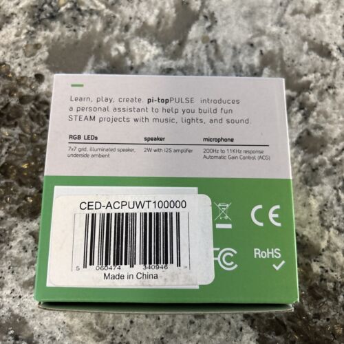 Altavoz Pi-Top PULSE con matriz LED para portátiles Raspberry Pi y Pi-Top ACPUWT100000 - Imagen 2 de 6