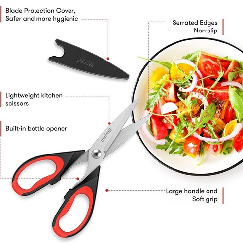 Kitchen Shears pampered chef Scissors Food Stainless Steel Heavy Duty 2-Pak - Picture 5 of 7