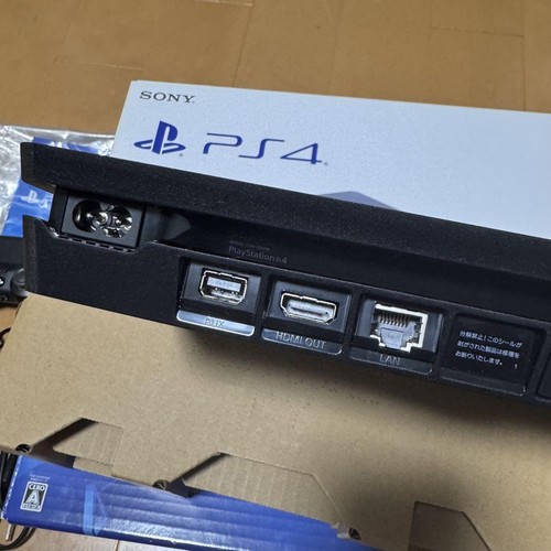 Sony PS4 PlayStation 4 Pro Jet Schwarz 1TB Konsole CUH-7200BB01 Japan Gebraucht - Bild 3 von 9