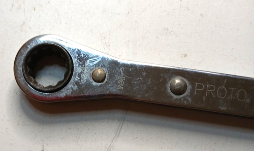 Proto Ratcheting Double End Box Wrench 1/2 X 9/16    #1193T-A     12 Point USA - Bild 3 von 10