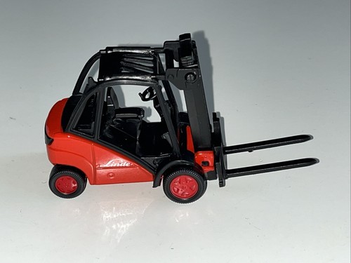 LINDE FORK LIFT TRUCK 1:50 SCALE SIKU SUPER SERIES PALLETS X4 - Picture 15 of 24