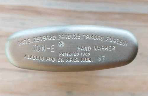 Scaldamani vintage Jon-E dimensioni grandi con custodia spedizione gratuita - Foto 4 di 7