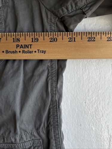 Neu J. Crew Damen klassische Twill Chino Militär Stil Utility Jacke Large grau - Bild 7 von 8