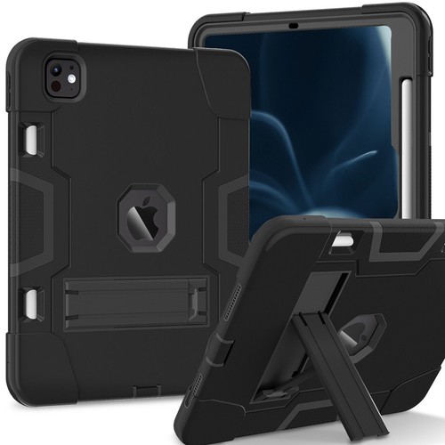 For iPad Pro 11 inch 2024-2025 Heavy Duty ShockproofKickstand Protection Case - 第 52/111 張圖片