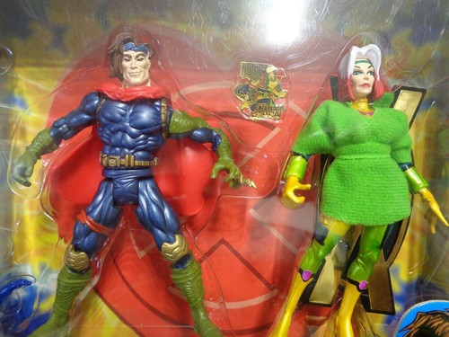 Marvel Gambit & Rogue 1997 Toy Biz Limited Edition Vintage Action Figures Set - Picture 5 of 10