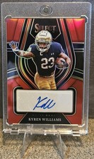 2022 Select Draft Picks Rookie Signatures Prizms Red #34 Kyren Williams Auto