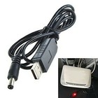 Portable Black USB DC 5V to DC 9V12V Boost Module Converter Charger Cable