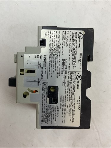 ALLEN BRADLEY 140M-C2E-B63 SER C 4.0-6.3A MOTOR PROTECTOR / CIRCUIT BREAKER - Picture 5 of 7