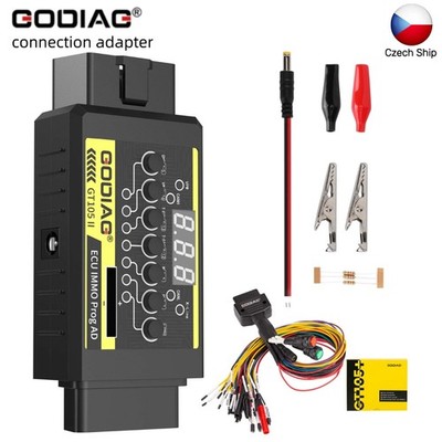 GODIAG E-C-U IMMO Prog AD GT105II Break Out Box & Full Protocol Universal Jumper