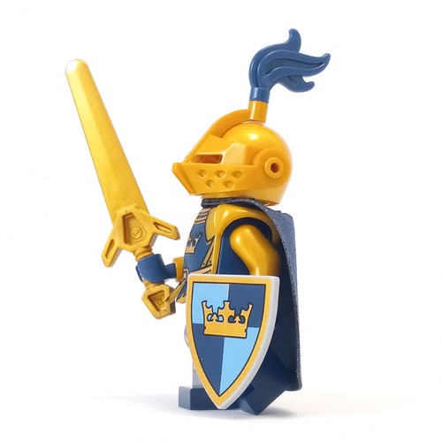 LEGO Castle Kings Crown Knight Minifigure 852293 Breastplate 7097 Gold King 7094 - Picture 7 of 16