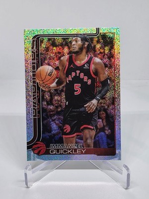 Immanuel Quickley 2025 Topps Sand Holo Foil Toronto Raptors #32