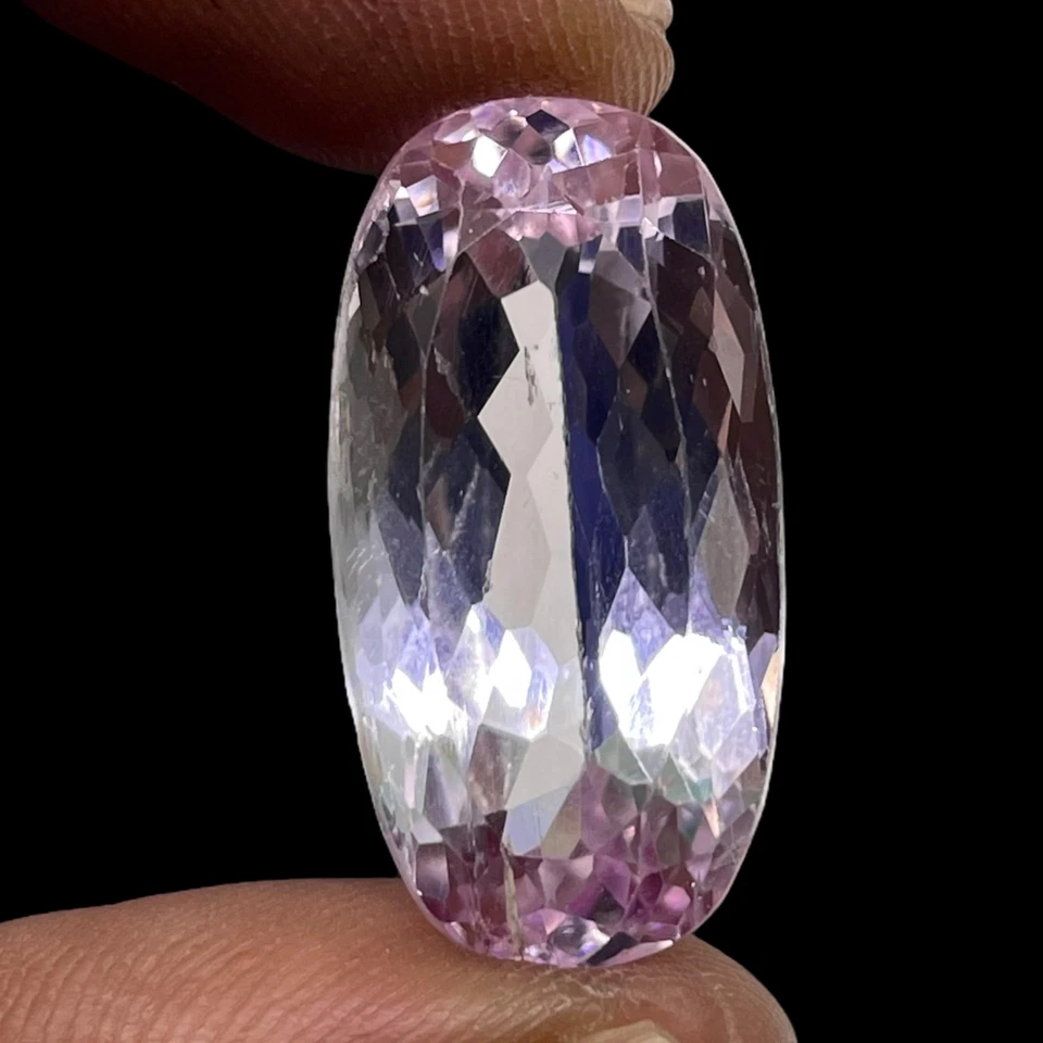 33,40 Cts Natural Certificado Kunzita Raro Enorme Deslumbrante Rosa Piedra Preciosa Sin Tratar Foto 2 de 4